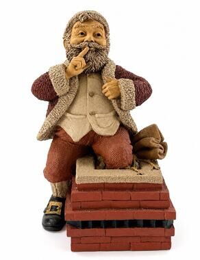 Tom Clark Cairn Studios Martha Holcombe Knickerbocker Santa #7114 2000